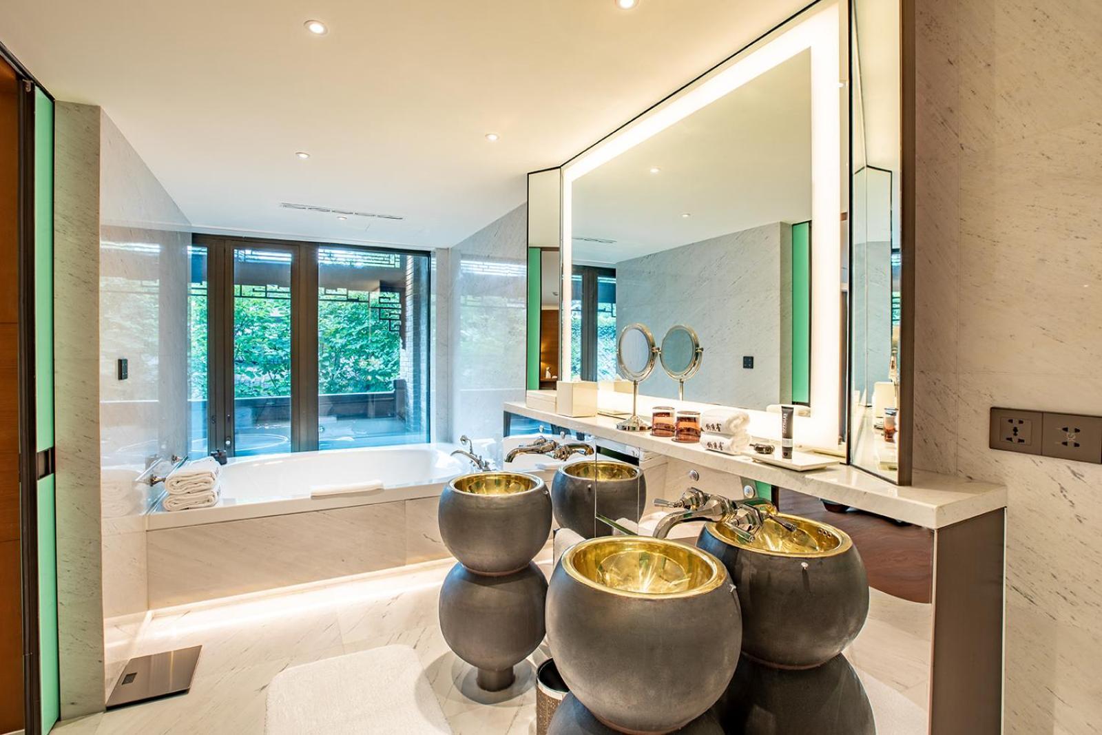 Guanyin Yiyuntai Hotel Thành Đô Ngoại thất bức ảnh